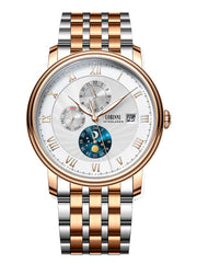 Lobinni Stainless Steel Strap 5ATM Men Automatic Watches 40mm.