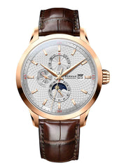 Borman Leather Men's Luxury Design Watches 42mm.