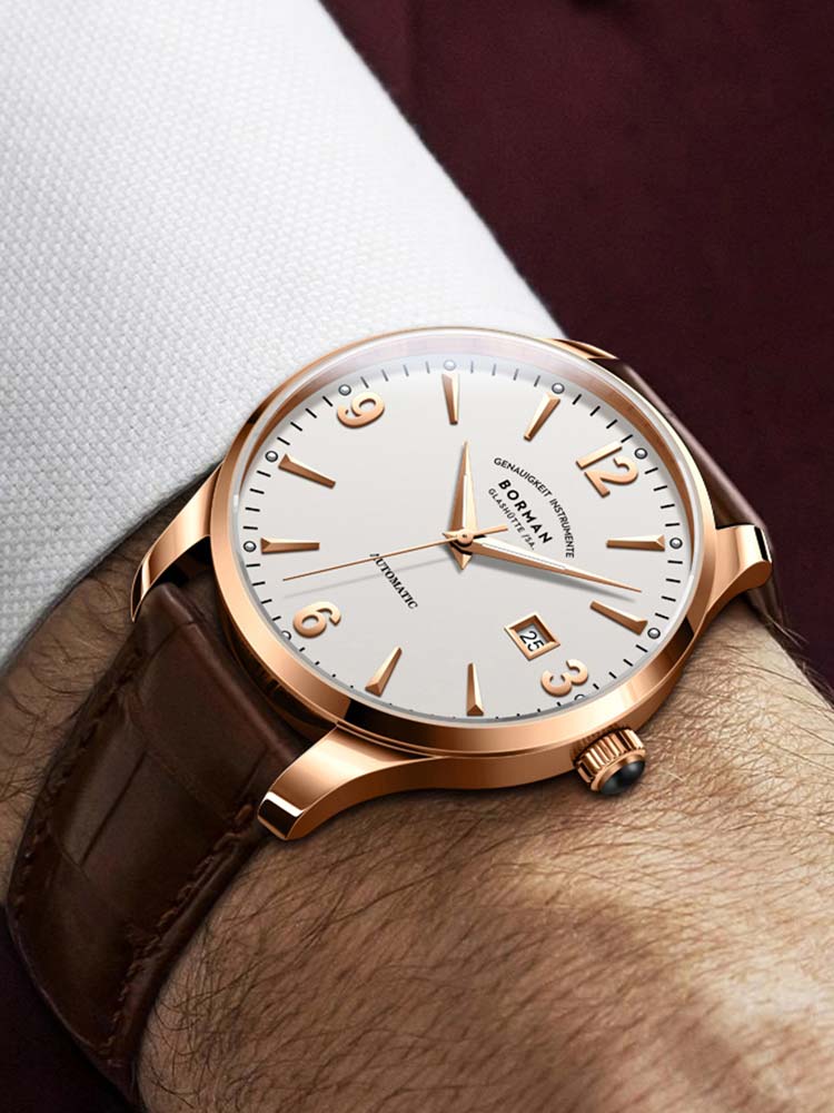 Borman Simple Design Man Wrist Automatic Watches 41mm.