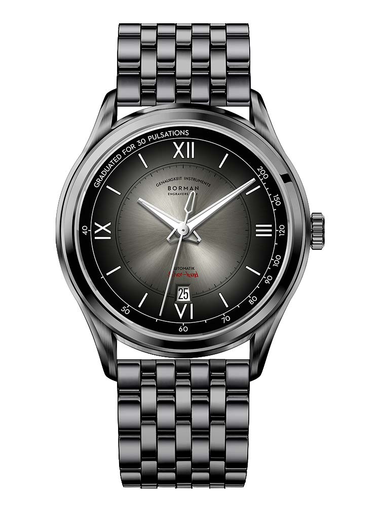 Borman Stainless Steel Mechanical Brand Men's Watches 41.5mm.