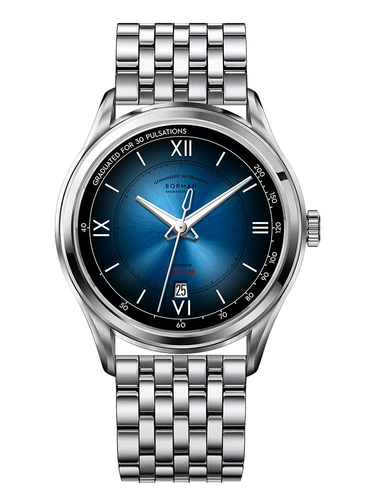 Borman Stainless Steel Mechanical Brand Men's Watches 41.5mm.