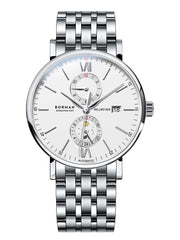 Borman Stainless Steel Original Design Mechanical Mens Watch 40mm.