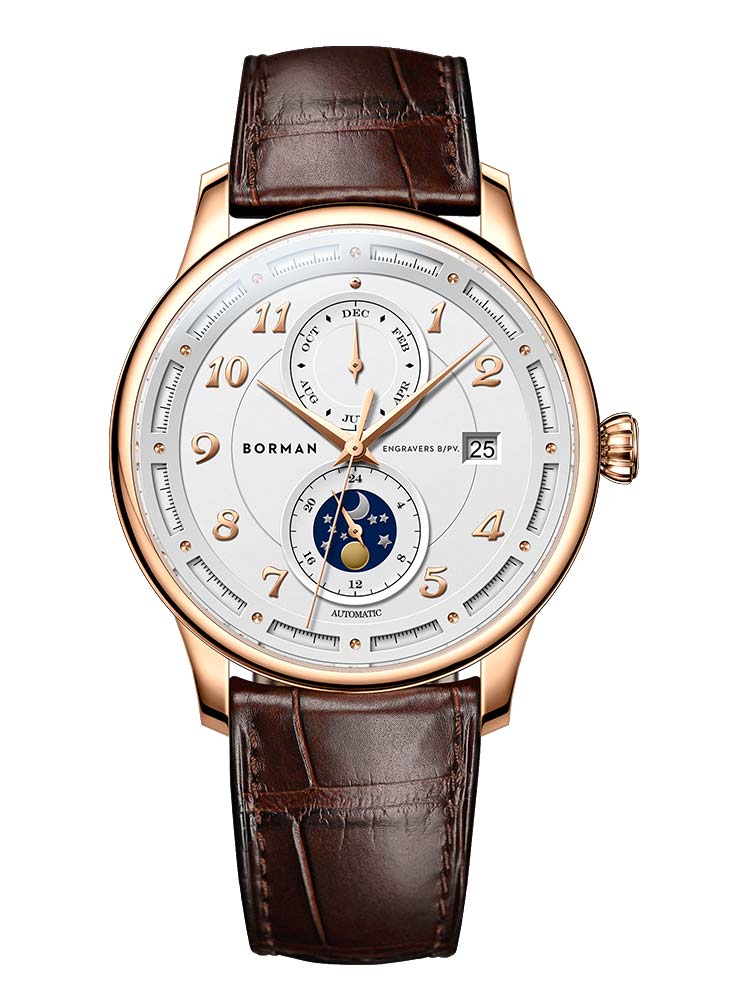 Borman Weekend And Month Display Dial Automatic Watches For Man 41mm.