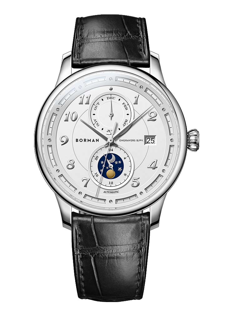 Borman Weekend And Month Display Dial Automatic Watches For Man 41mm.