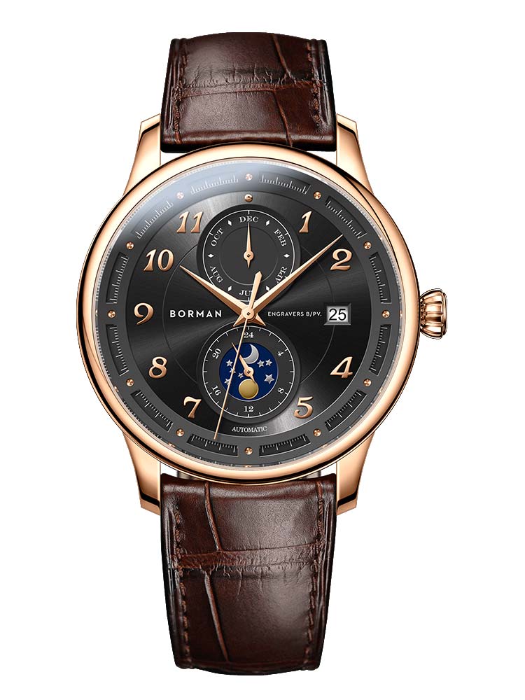 Borman Weekend And Month Display Dial Automatic Watches For Man 41mm.