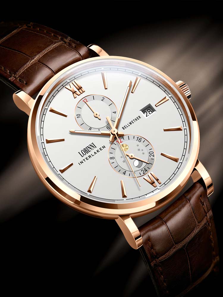 Lobinni Automatic Mechanical Wrist Watches 41mm.