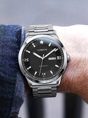 Lobinni Automatic Minimalist Display Luxury Watches For Men 42mm.
