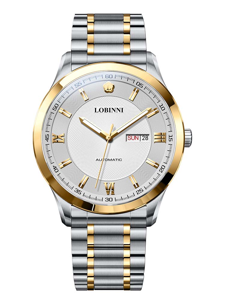 Lobinni Automatic Minimalist Display Luxury Watches For Men 42mm.