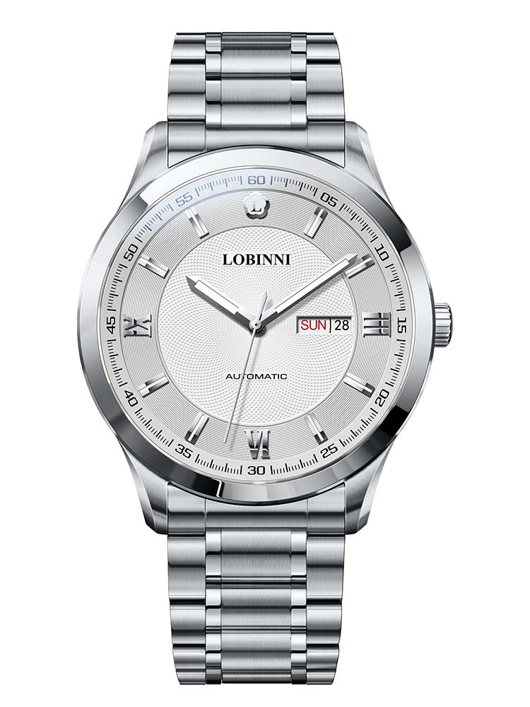 Lobinni Automatic Minimalist Display Luxury Watches For Men 42mm.