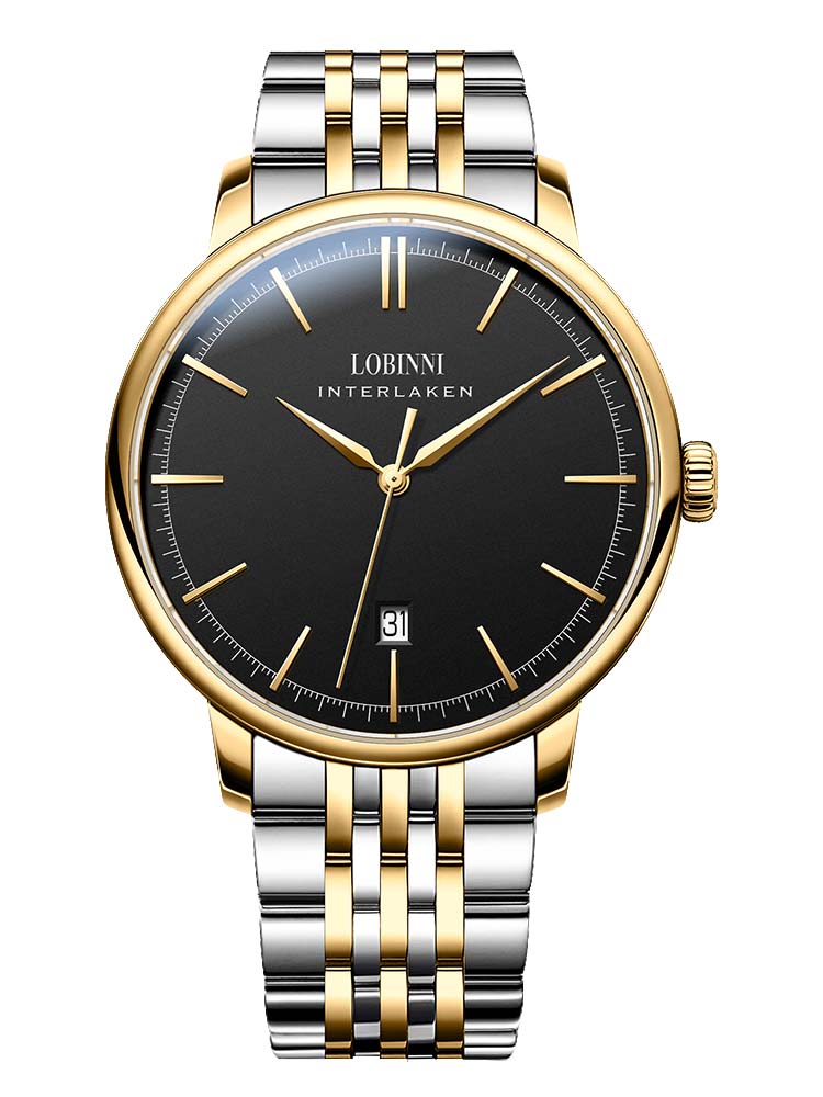 Lobinni Date Luxury Mechanical Wristwatches fro Men 40.5mm.