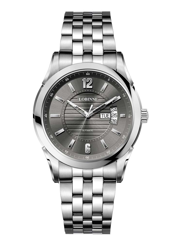 Lobinni Durable Men's Stainless Steel Wrist Watches 41.5mm.