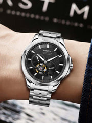 Lobinni Full-automatic Skeleton Luxury Mechanical Watches 42mm.