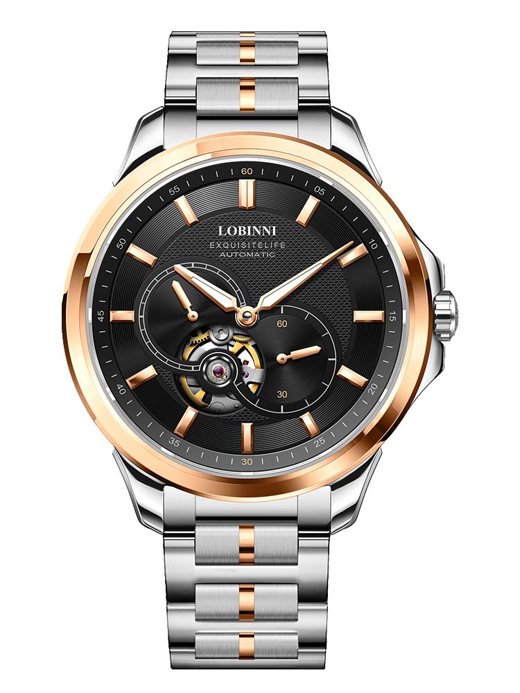 Lobinni Full-automatic Skeleton Luxury Mechanical Watches 42mm.