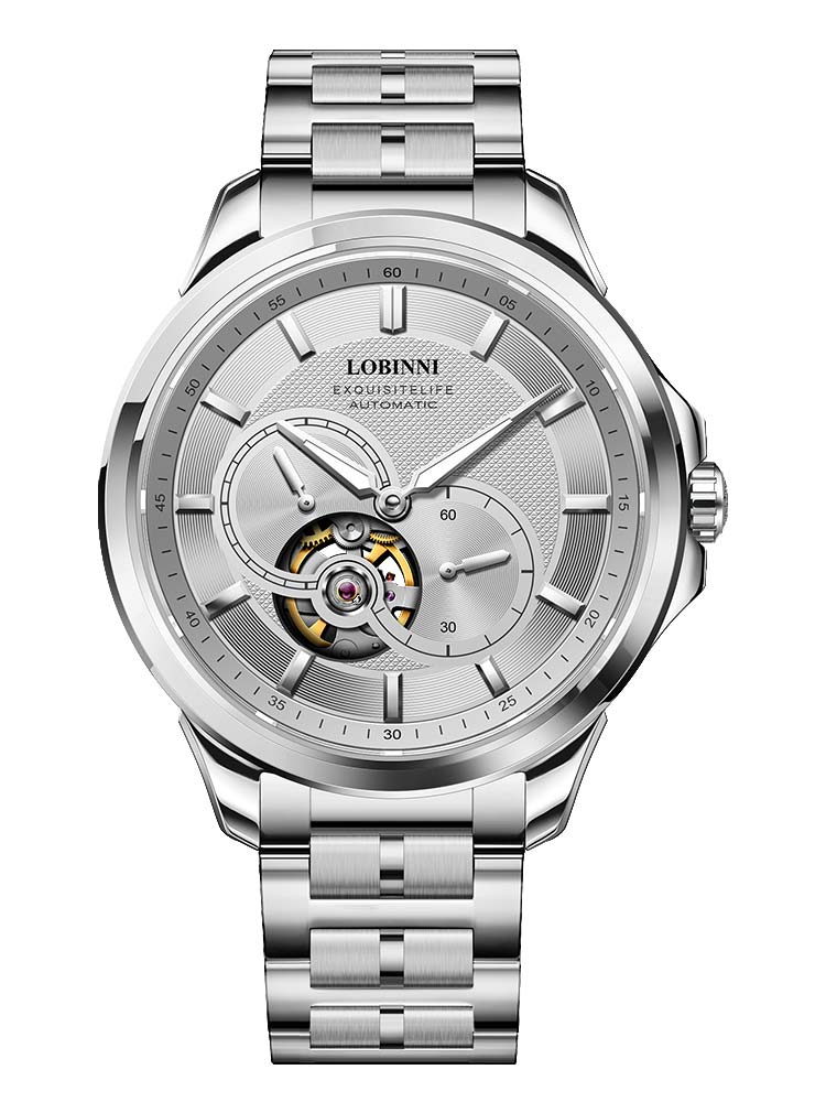 Lobinni Full-automatic Skeleton Luxury Mechanical Watches 42mm.