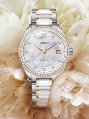 Lobinni Laddies Luxury Thin Mechanical Watches 36mm.
