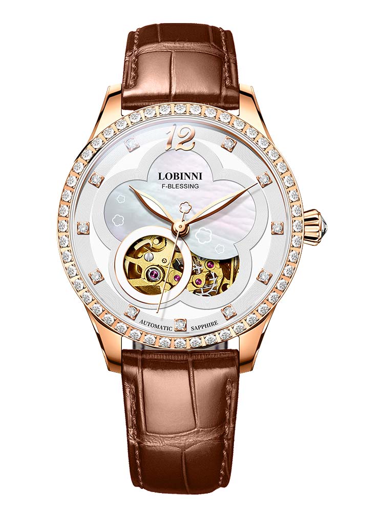 Lobinni Laddies Small Type Mechanical Watch 34mm.