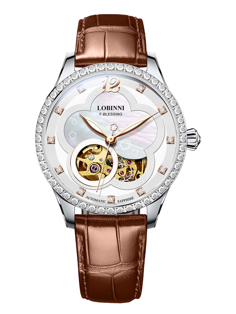 Lobinni Laddies Small Type Mechanical Watch 34mm.