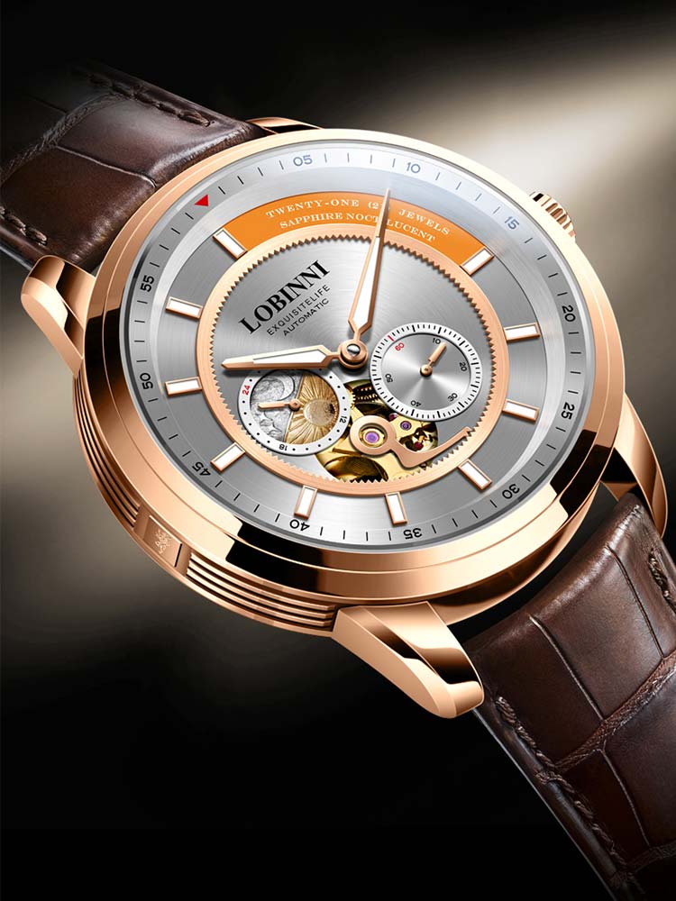 Lobinni Latest Automatic Watches For Men Luxury  41.5mm.