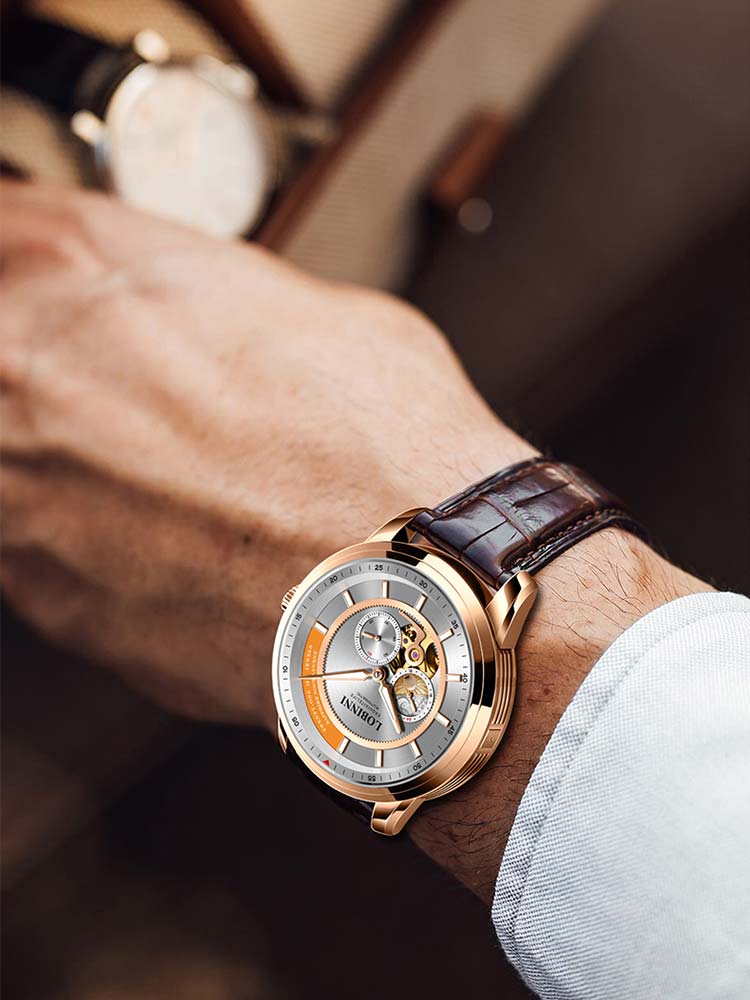 Lobinni Latest Automatic Watches For Men Luxury  41.5mm.