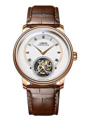 Lobinni Luxury Tourbillion Mechanical Wrist Watch 40mm.