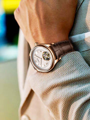 Lobinni Luxury Tourbillion Movement Automatic Waches 41mm.