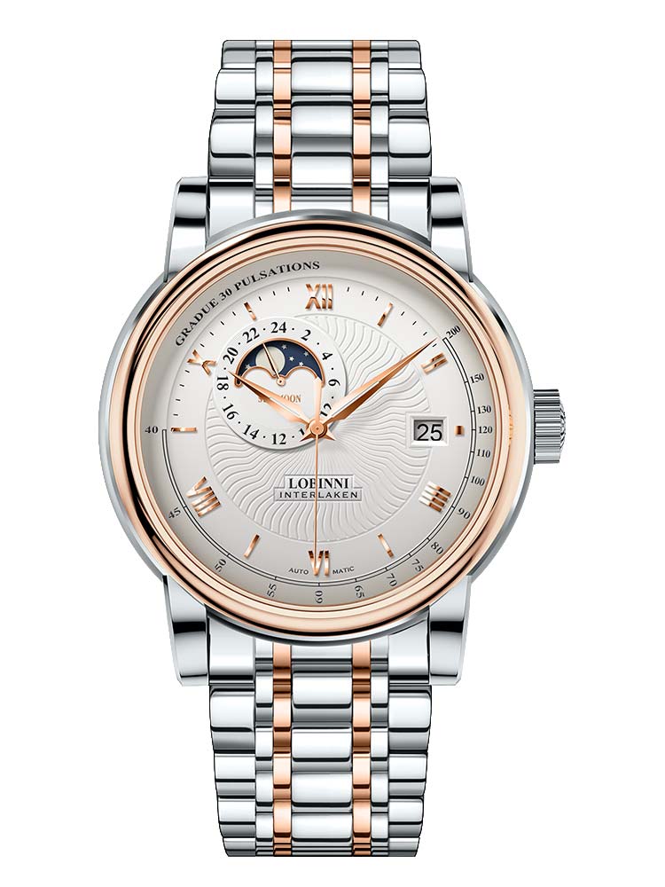 Lobinni Men Hand Classic Mechanical Watches For Mens 42mm.