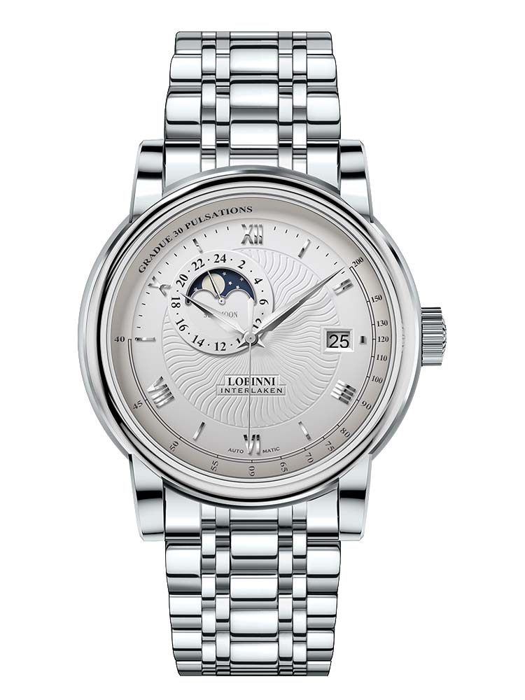 Lobinni Men Hand Classic Mechanical Watches For Mens 42mm.