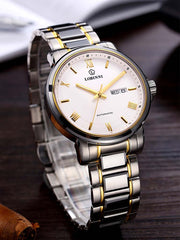 Lobinni Mens Watch Automatic Movement Stainless Steel 41.5mm.