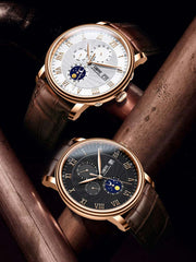 Lobinni Multi-function 24 Hours Mechanical Wrist Watches 40mm.