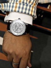 Lobinni Simple Design Mens Auto Mechanical Wristwatches 41.5mm.