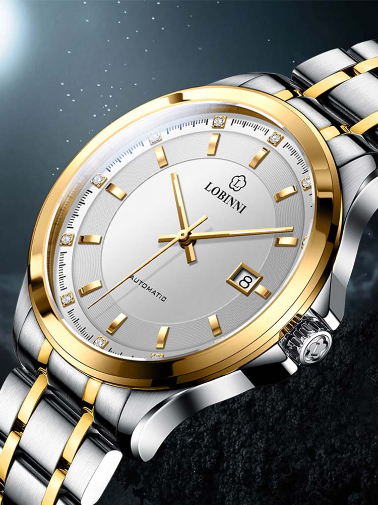 Lobinni Simple Type Men's Wrist Automatic Watches 42mm.