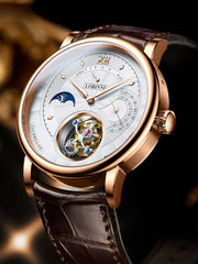 Lobinni Skeleton Fashion Man Tourbillion Automatic Watches 40.5mm.