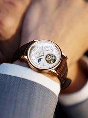 Lobinni Skeleton Fashion Man Tourbillion Automatic Watches 40.5mm.
