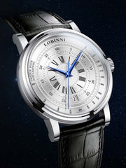 Lobinni Special Design Mechanical Leather Watches 40.5mm.