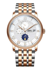 Lobinni Stainless Steel Wristwatches For Men 40mm.