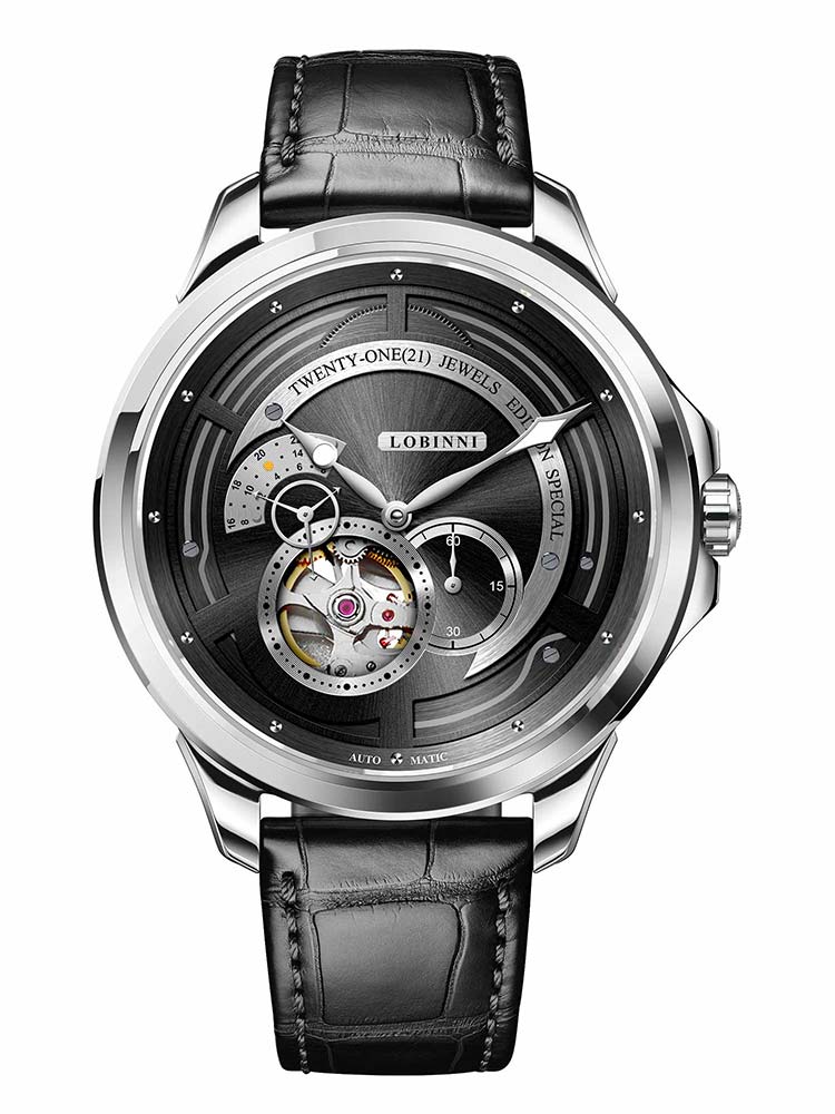 Lobinni Water Resistant Mens Automatic Wristwatches 42mm.