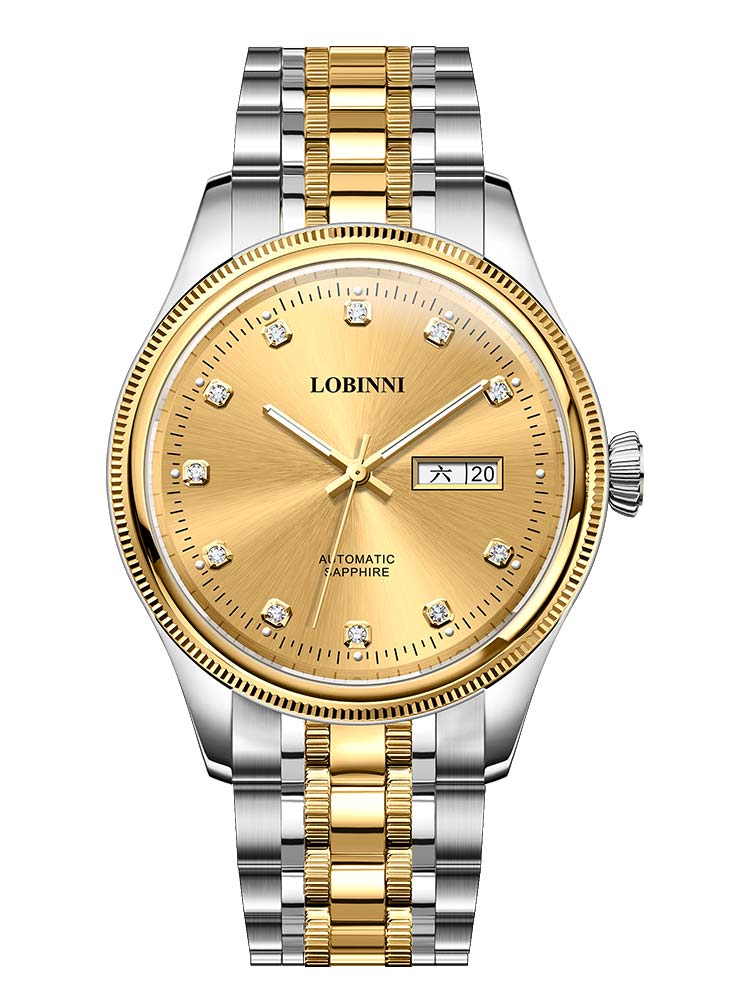 Lobinni Waterproof Men Mechanical Watches Automatic 40mm.