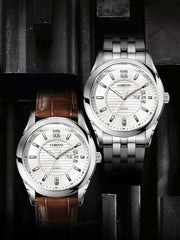 Lobinni Weekend And Date Display Mechanical Watch For Men 41.5mm.