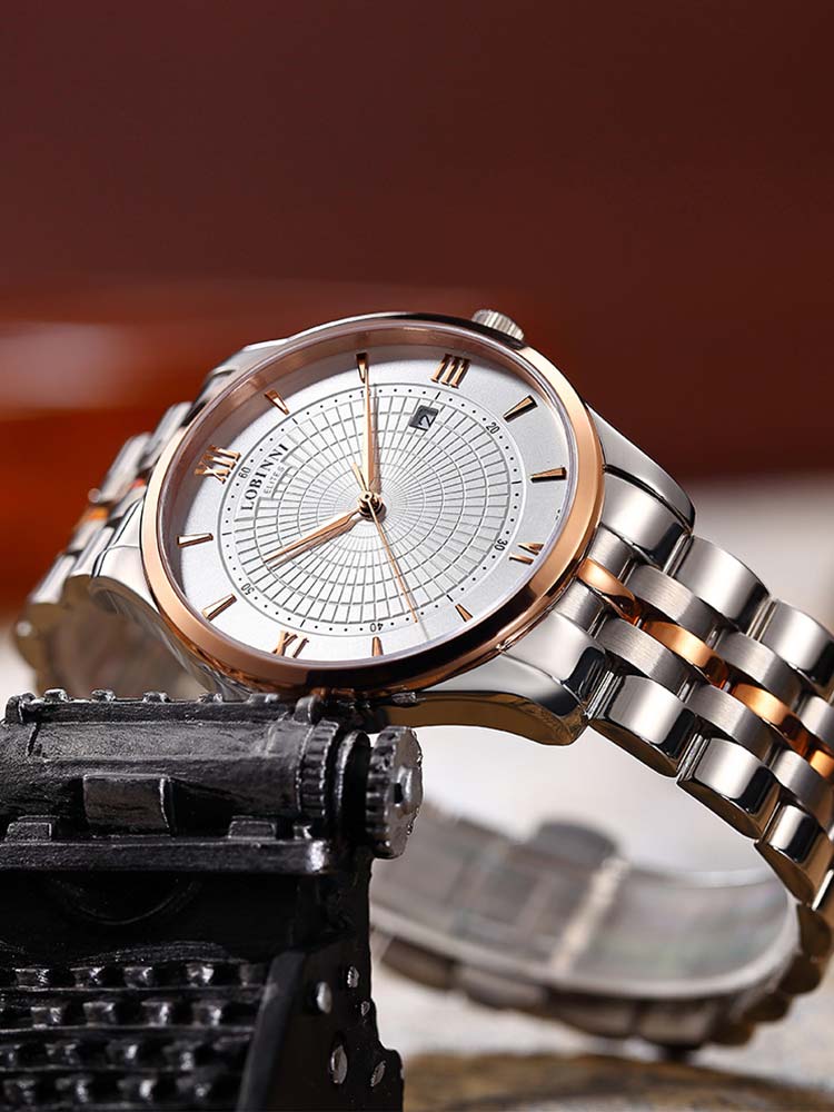 Lobinni Wrist Modern Design Men Automatic Wristwatches 40.5mm.