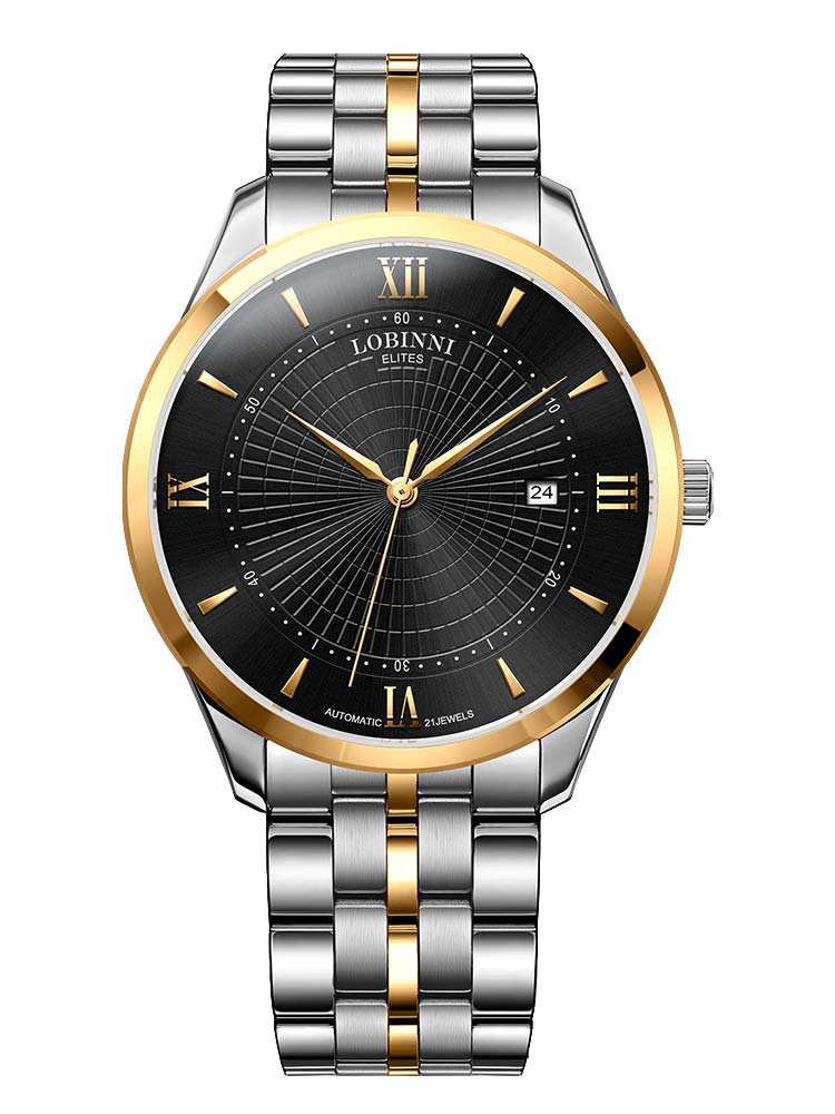 Lobinni Wrist Modern Design Men Automatic Wristwatches 40.5mm.