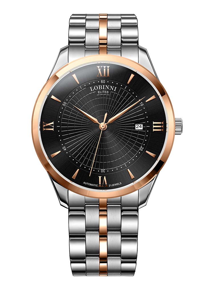 Lobinni Wrist Modern Design Men Automatic Wristwatches 40.5mm.