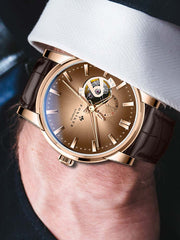 Poniger Fully Automatic Mechanical Wristwatches With Skeleton Design 42mm.