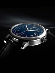 Poniger Men Leather Strap Mechanical Wrist Watch 41.5mm.