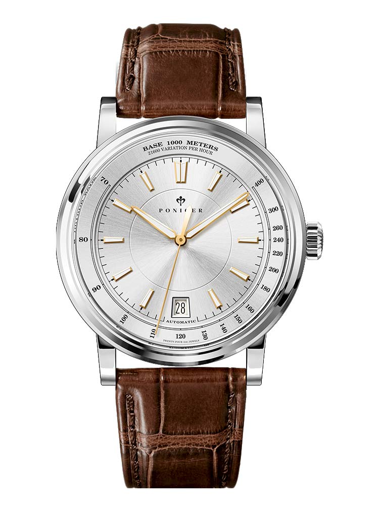 Poniger Modern Mechanical Wrist Watches For Men Wristwatches 41mm.