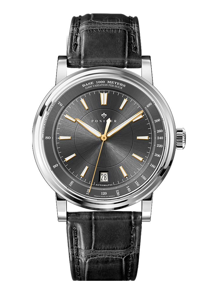Poniger Modern Mechanical Wrist Watches For Men Wristwatches 41mm.