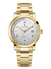 Poniger White Dial Thin Wristwatches For Men Design 41.5mm.