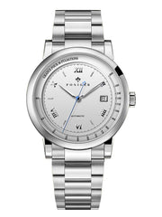 Poniger White Dial Thin Wristwatches For Men Design 41.5mm.