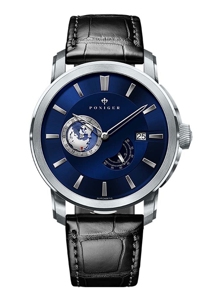 Poniger Automatic Watch For Men Luxury Classic Design 43mm.