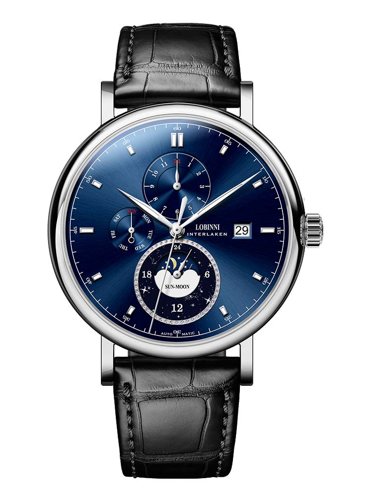 Lobinni High Quality Men's Multi-function Automatic Watch 41mm.