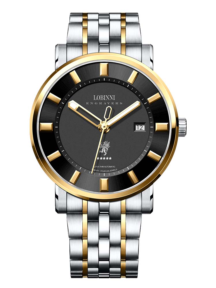Lobinni Classic Wrist Men Mechanical Watches 42mm.